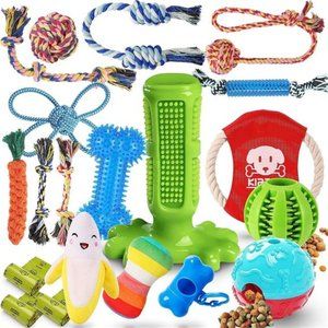 Dog Chew Toys for Puppy - 20 Pack Puppies Teething Chew Toys for Boredom,Pet Dog